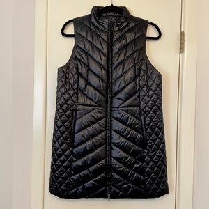 NWOT Talbots Black Quilted Puffer Vest